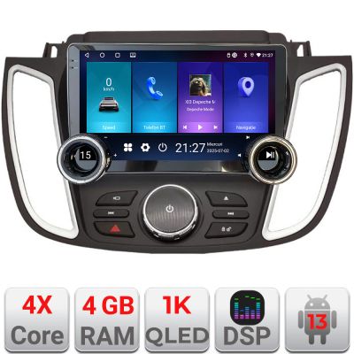 Navigatie Ford Kuga 2015-2020 SYNC2 si SYNC3 Edotec 4+64 10.5 inch Incell 1K android Wifi 5Ghz gps internet