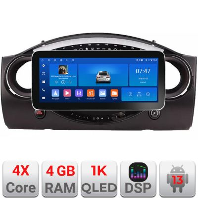 Navigatie Mini intre anii 2004-2006 Edotec 4+64 12.3 inch Incell 1K android Wifi 5Ghz gps internet