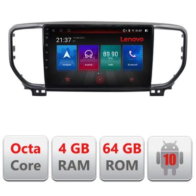 Navigatie Kia Sportage facelift 2019- E-sportage-19 Octa Core cu Android Radio Bluetooth Internet GPS WIFI DSP 4+64GB RESIGILAT