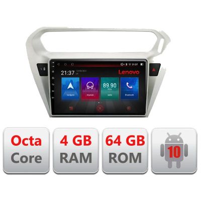 Navigatie Peugeot 301 Citroen C-Elisee E-301 Octa Core cu Android Radio Bluetooth Internet GPS WIFI DSP 4+64GB 4G RESIGILAT
