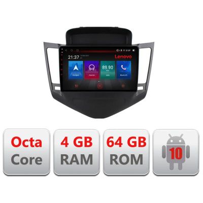 Navigatie Chevrolet Cruze 2009- E-045 Octa Core cu Android Radio Bluetooth Internet GPS WIFI DSP 4+64GB 4G RESIGILAT
