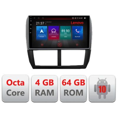 Navigatie Subaru Forester 2007-2013 E-SU01 Octa Core cu Android Radio Bluetooth Internet GPS WIFI DSP 4+64GB 4G RESIGILAT