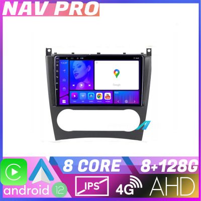 Navigatie Mercedes Clasa C W203 facelift KIT 093 EDOTEC-LITE Android Ecran 720P Octa Core 8 128 Carplay