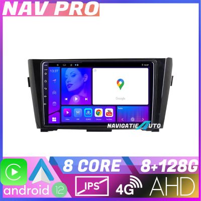 Navigatie Nissan Qashqai KIT 353 EDOTEC-LITE Android Ecran 720P Octa Core 8 128 Carplay