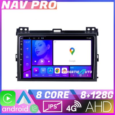 Navigatie Toyota Prado 2007 KIT 456 EDOTEC-LITE Android Ecran 720P Octa Core 8 128 Carplay