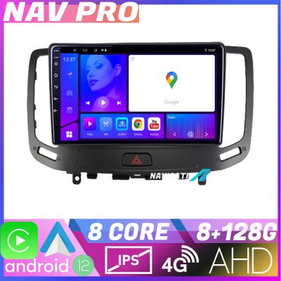 Navigatie Infiniti G35 G37 2006 2013 EDOTEC-LITE Android Ecran 720P Octa Core 8 128 Carplay