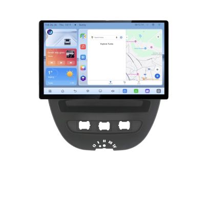 Navigatie dedicata Edonav Citroen C1 Peugeot 107 Toyota Aygo 2005-2014, Ecran 1K QLED 13",Octacore,4Gb RAM,64Gb Hdd,4G,360,DSP,Carplay,Bluetooth V1