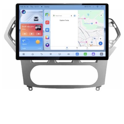 Navigatie dedicata Ford Mondeo 2006-2010 N-MONDEO-AC Edonav ecran 13" 1K 4+64 Android Waze USB Navigatie 4G 360 Toslink Youtub