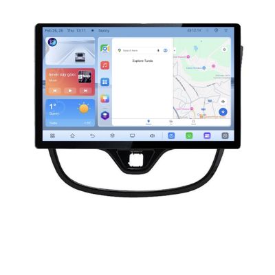 Navigatie dedicata Opel Karl 2017- N-karl Edonav ecran 13" 1K 4+64 Android Waze USB Navigatie 4G 360 Toslink Youtube Radio kit
