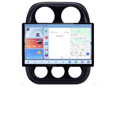 Navigatie dedicata Jeep Compass 2010-2016 N-2500 Edonav ecran 13" 1K 4+64 Android Waze USB Navigatie 4G 360 Toslink Youtube Ra