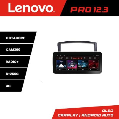 Navigatie Mitsubishi Pajero K-452 Lenovo PRO 8+256 12.3 inch qled android 4G DSP gps internet  8Core