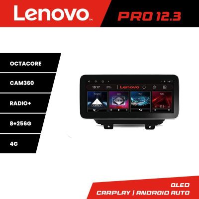 Navigatie Jeep Wrangler 2018- K-WRANGLER Lenovo PRO 8+256 12.3 inch qled android 4G DSP gps internet