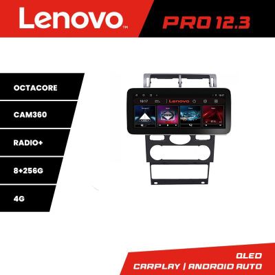 Navigatie Ford Mondeo 2004-2007 Lenovo PRO 8+256 12.3 inch qled android 4G DSP gps internet  8Core