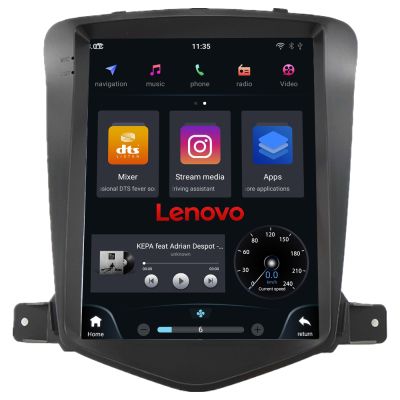 Navigație dedicată Tip Tesla Chevrolet Cruze 2006-2012 Radio gps internet Qualcomm 8X 8+128 360 4G carplay android auto  GB Kit-tesla-045+ULTRA-9.7-8+128