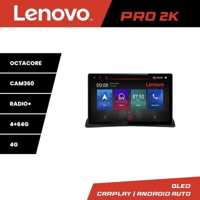 Navigatie Renault Kangoo Lenovo PRO 4+64 13 inch 2K android 4G DSP gps internet  8Core