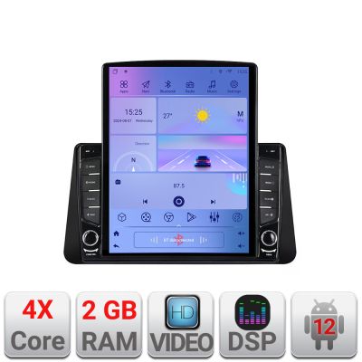 Navigatie Nissan Micra 2014-2024 ecran tip TESLA 9.7" cu Android Radio Bluetooth Internet GPS WIFI 2+32 DSP Quad Core