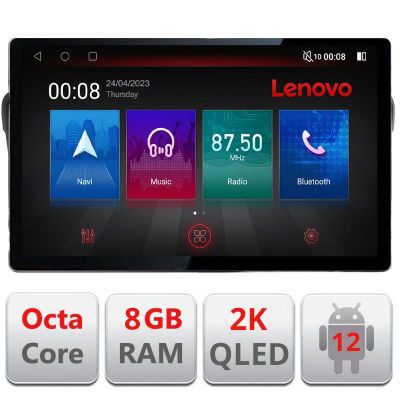 Navigatie Peugeot 508 N-5637 ecran 13" 2K 8+128 Android Waze USB Navigatie 4G 360 Toslink Youtube Radio KIT-563