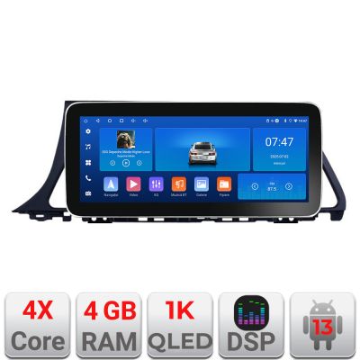 Navigatie Hyundai Sonata Nou K-417 Edotec 4+64 12.3 inch Incell 1K android Wifi 5Ghz gps internet  Cor