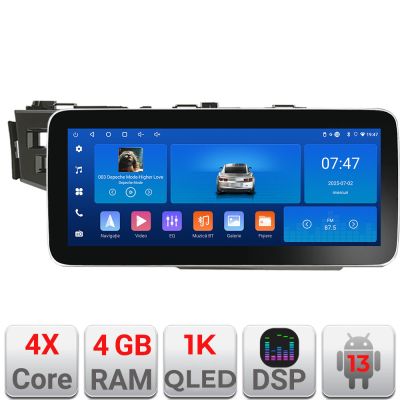 Navigatie Honda Fit 2014-2019 Edotec 4+64 12.3 inch Incell 1K android Wifi 5Ghz gps internet  Kit-fit-14