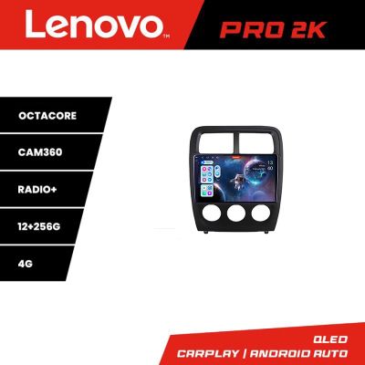 Navigatie Dodge Caliber 2010-2012 Lenovo Kit-CALIBER 8 core QLED 2K 12+256 360 Android Waze USB Navigatie Internet Youtube Radio