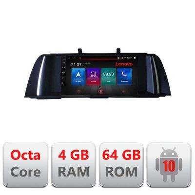 Navigatie Seria 5 F10 2010-2012 CIC Octa Core cu Android Radio Bluetooth Internet GPS WIFI DSP 4+32GB 4G Kit-f10-cic+E RESIGILAT