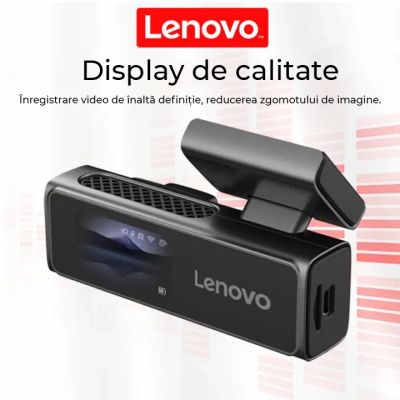 Camera DVR Lenovo S7-1970 2K fata si 1080 spate ecran 1.97 inch IPS Wifi unghi larg monitorizare parcare